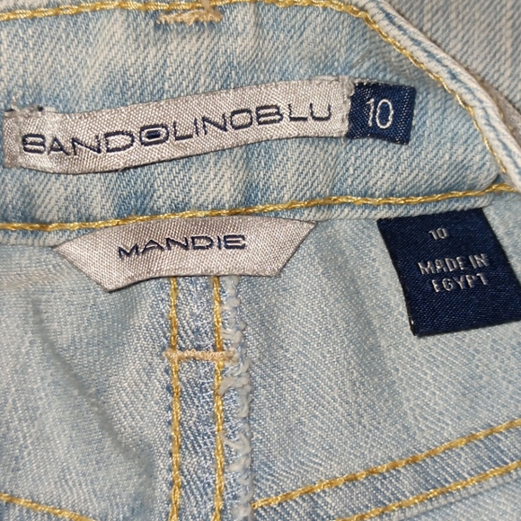 BANDOLINOBLUE STRETCH CAPRI SIZE 10 - Picture 4 of 5